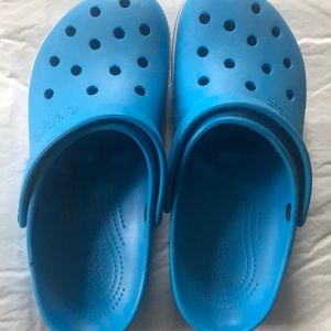 Blue crocs